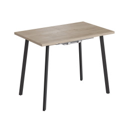 Комплект Стол ТИТО 960(+300+300)*600 Комплект ножек ТИТО металл Черный матовый м