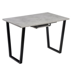 Комплект Стол АТЛАНТ 02 EGGER 1200(+500)*800 ОПОРА (А2,6,11,12) Черный матовый м