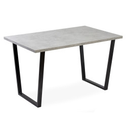 Комплект Стол АТЛАНТ 04 EGGER 1100*700 ОПОРА (А1,4) Черный матовый м