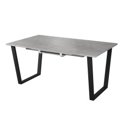 Комплект Стол АТЛАНТ 07 EGGER 1400(+600)*900 ОПОРА (А7,8,9,10) Черный матовый м