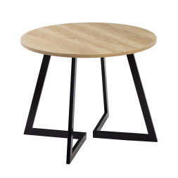 Комплект Стол РИМ D-1050(+450) EGGER ОПОРА РИМ Черный Матовый м