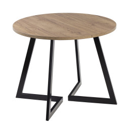 Комплект Стол РИМ D-1050(+450) EGGER ОПОРА РИМ Черный Матовый м